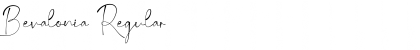 Download Bevalonia Regular Font Title Preview