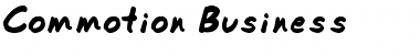 Download Commotion Business Regular Font Title Preview