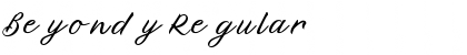 Download Beyondy Regular Font Title Preview