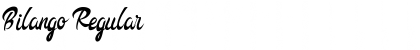 Download Bilango Regular Font Title Preview