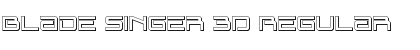 Download Blade Singer 3D Regular Font Title Preview