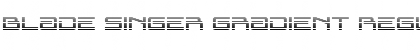 Download Blade Singer Gradient Regular Font Title Preview