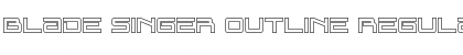 Download Blade Singer Outline Regular Font Title Preview