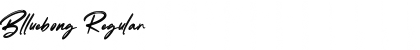 Download Blluebong Regular Font Title Preview