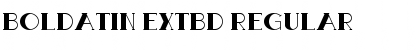 Download Boldatin ExtBd Regular Font Title Preview