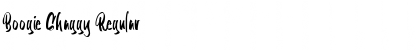 Download Boogie Shaggy Regular Font Title Preview