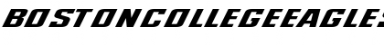 Download BostonCollegeEagles Regular Font Title Preview