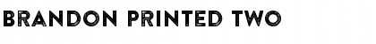 Download Brandon Printed Two Font Title Preview