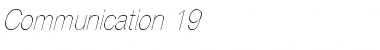Download Communication 19 Regular Font Title Preview