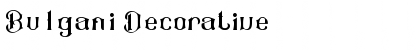 Download Bulgani Decorative Font Title Preview