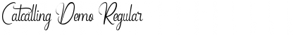 Download Catcalling Demo Regular Font Title Preview