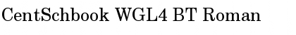 Download CentSchbook WGL4 BT Roman Font Title Preview