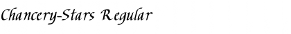 Download Chancery-Stars Regular Font Title Preview