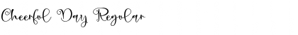 Download Cheerful Day Regular Font Title Preview