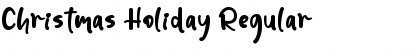 Download Christmas Holiday Regular Font Title Preview