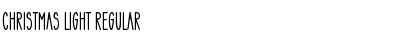 Download Christmas Light Regular Font Title Preview