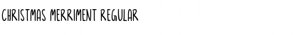 Download Christmas Merriment Regular Font Title Preview