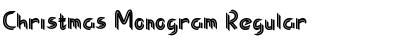 Download Christmas Monogram Regular Font Title Preview