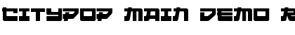 Download Citypop Main DEMO Regular Font Title Preview