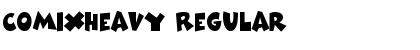 Download ComixHeavy Regular Font Title Preview