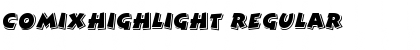 Download ComixHighlight Regular Font Title Preview