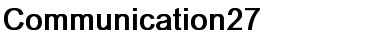 Download Communication27 Bold Font Title Preview