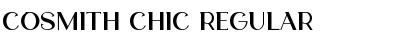 Download Cosmith Chic Regular Font Title Preview