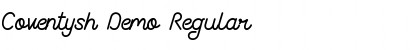 Download Coventysh Demo Regular Font Title Preview