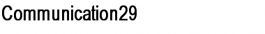 Download Communication29 Bold Font Title Preview