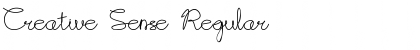 Download Creative Sense Regular Font Title Preview