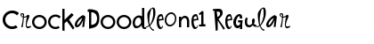 Download CrockaDoodleOne1 Regular Font Title Preview