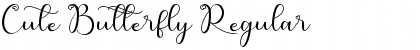 Download Cute Butterfly Regular Font Title Preview