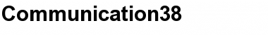 Download Communication38 Bold Font Title Preview