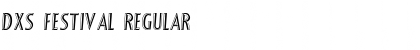 Download DXS Festival Regular Font Title Preview