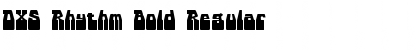 Download DXS Rhythm Bold Regular Font Title Preview