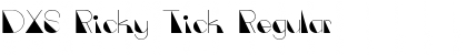 Download DXS Ricky Tick Regular Font