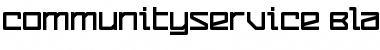 Download CommunityService Black Font Title Preview