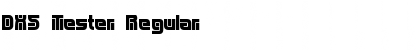 Download DXS Tester Regular Font Title Preview