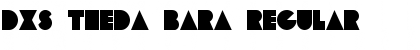 Download DXS Theda Bara Regular Font Title Preview