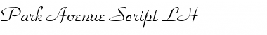 Download Park Avenue Script LH Regular Font Title Preview
