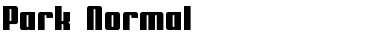 Download Park Normal Font Title Preview