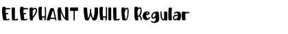 Download ELEPHANT WHILD Regular Font Title Preview