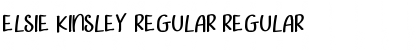 Download Elsie Kinsley Regular Regular Font Title Preview