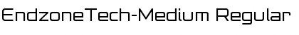 Download EndzoneTech-Medium Regular Font Title Preview