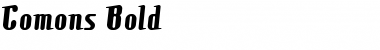 Download Comons Bold Font Title Preview