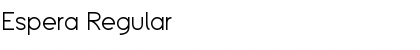 Download Espera Regular Font Title Preview