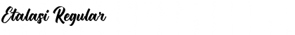 Download Etalasi Regular Font Title Preview