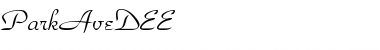 Download ParkAveDEE Regular Font Title Preview