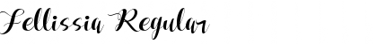 Download Fellissia Regular Font Title Preview