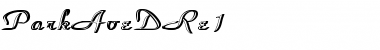 Download ParkAveDRe1 Regular Font Title Preview